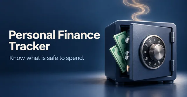 Personal Finance Tracker demo preview