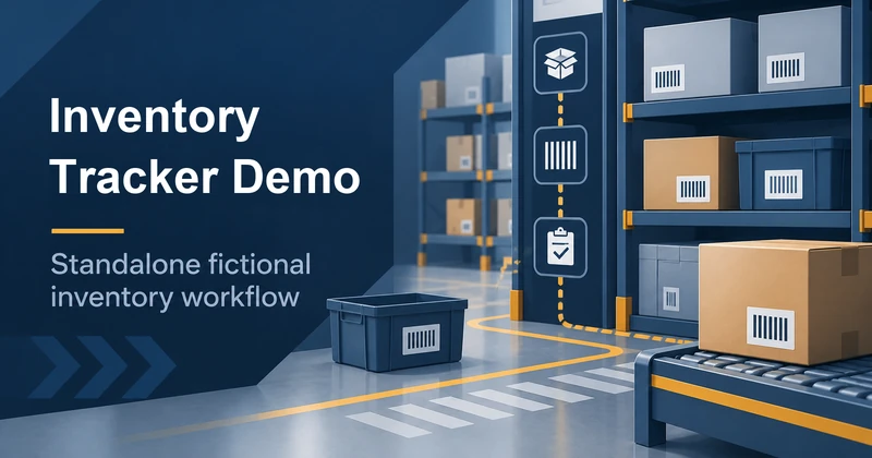 Inventory Tracker Demo — inventory and operations workflow preview.